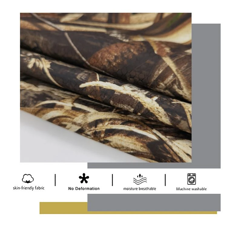 Camo Printed Polyester Taslan Fabric